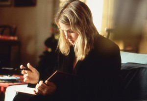 Bridget Jones writing in her diary